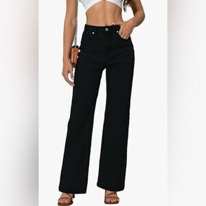 Classic Black Women's Mid-Rise Jeans